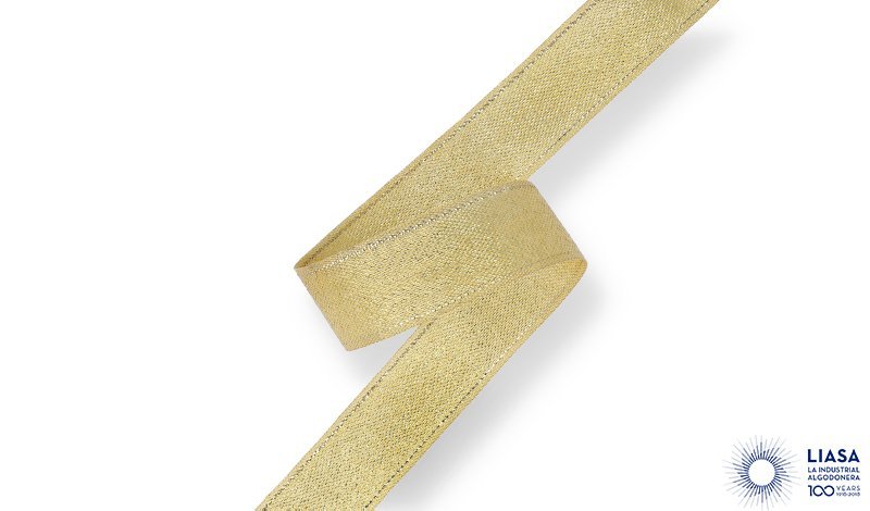  Gold metallic ribbon 